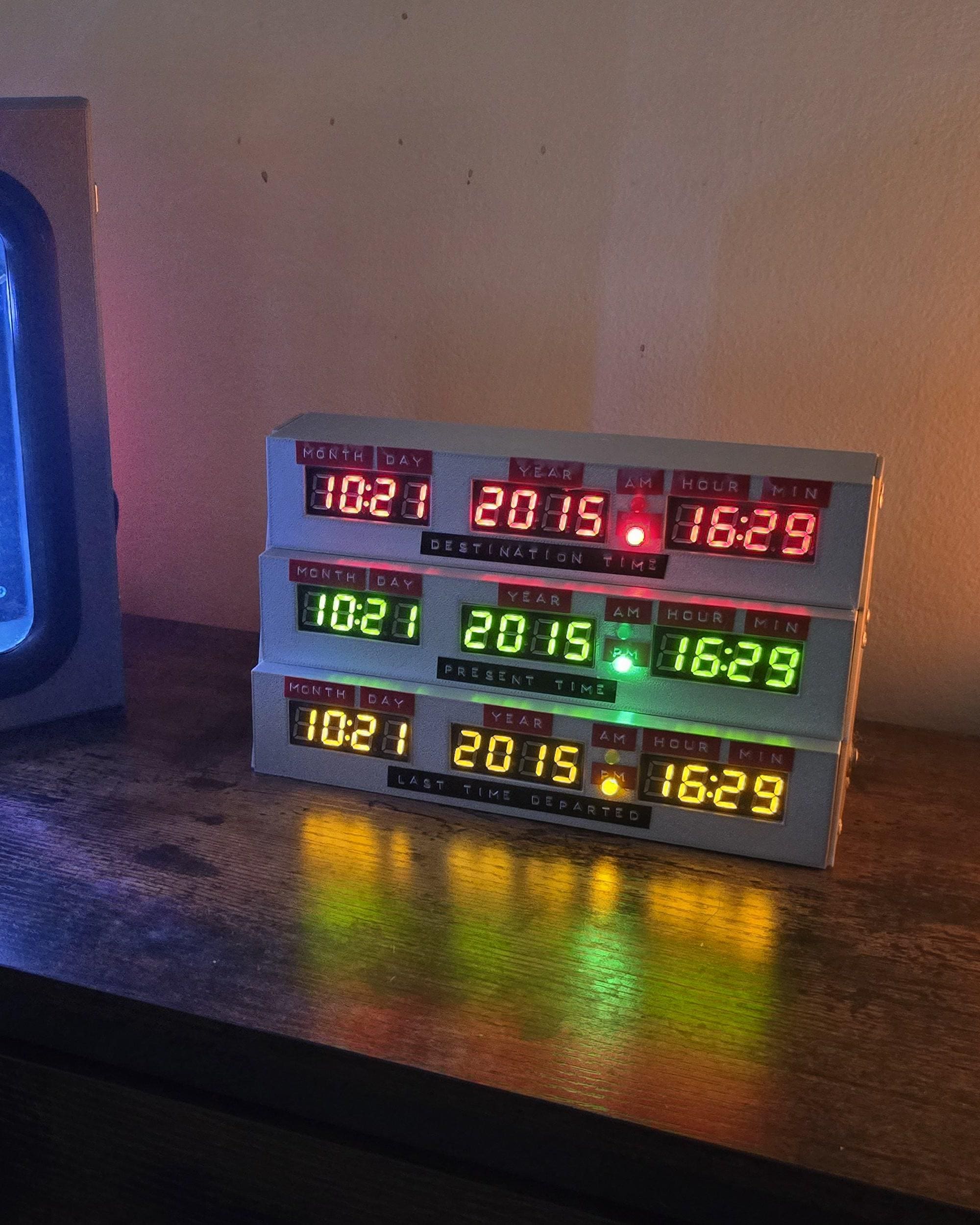 Time Circuits display rows
